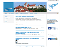 Tablet Screenshot of bds-fuessen.de